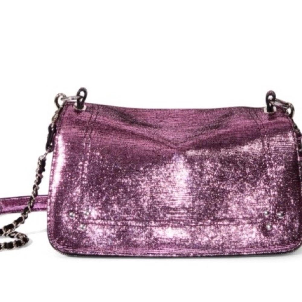 Jerome Dreyfuss Pink Lame Bobi S Bag (New without Tags)